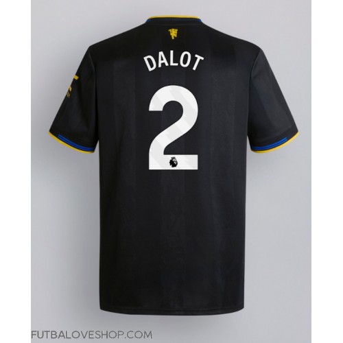 Dres Manchester United Diogo Dalot #2 Tretina 2025-26 Krátky Rukáv